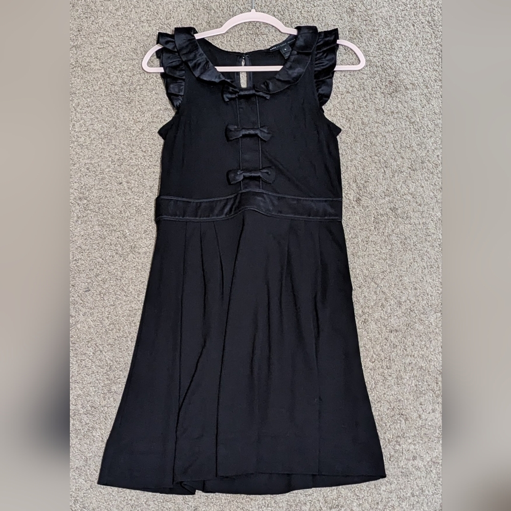Marc By Marc Jacobs Black Ruffle Dress